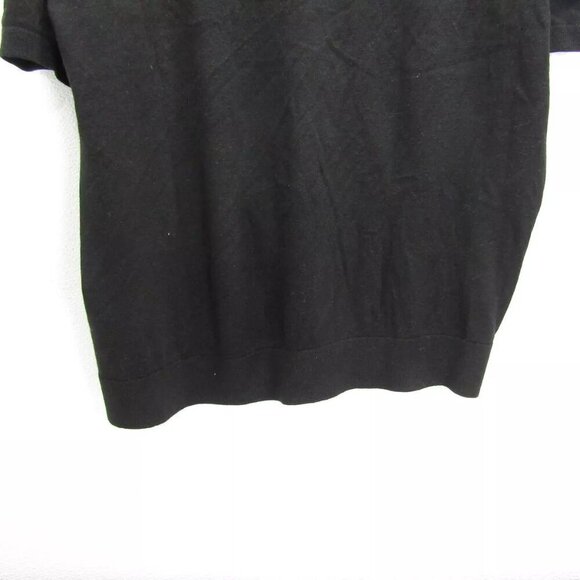 NEW TED BAKER Mens Textured Front Knit Polo Shirt Black Size XXL/IT 6 - Picture 12 of 16